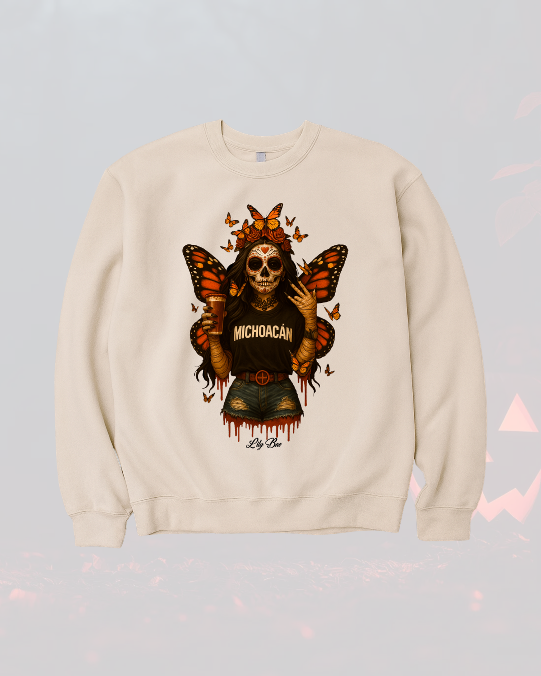 SPOOKY STATE CREWNECKS