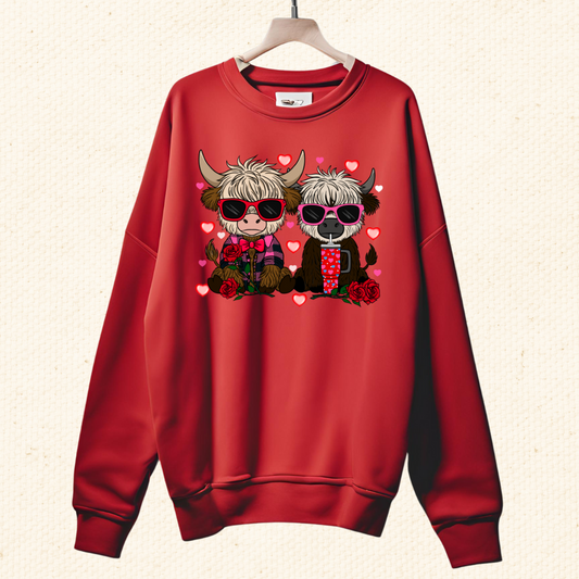 V-DAY BFF 4 EVER Crewneck (RED)