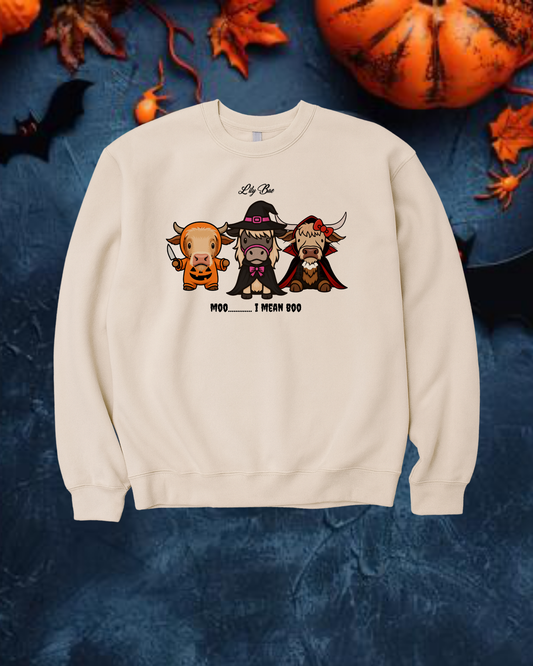 MOO... I MEAN BOO CREWNECK