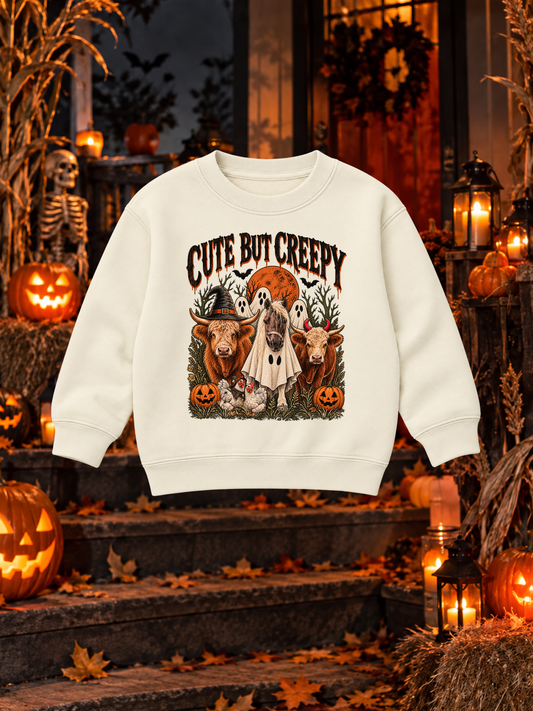 KIDS CUTE BUT CREEPY SWEATSHIRT