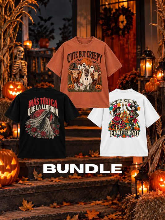 HALLOWEEN BUNDLE 3 T-SHIRT DEAL