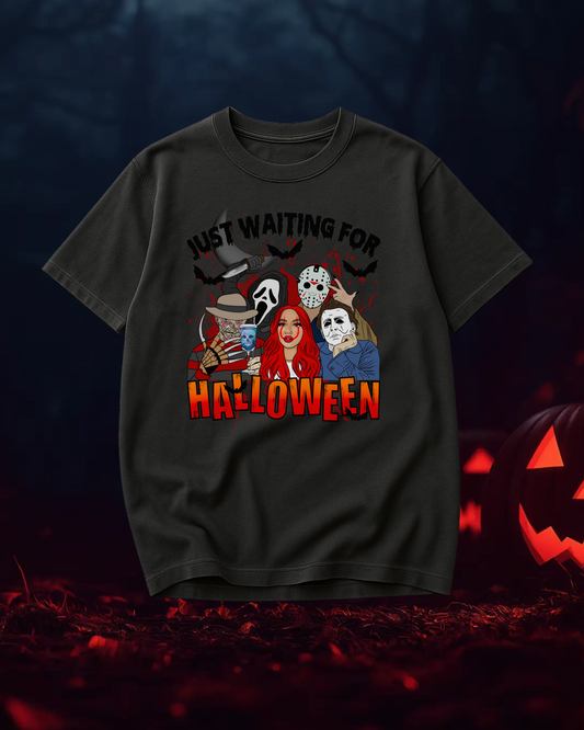 WAITING FOR HALLOWEEN T-SHIRT