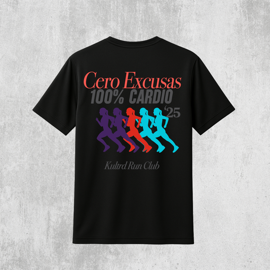 100% CARIDO T-SHIRT (DRI-Fit) (BLACK)