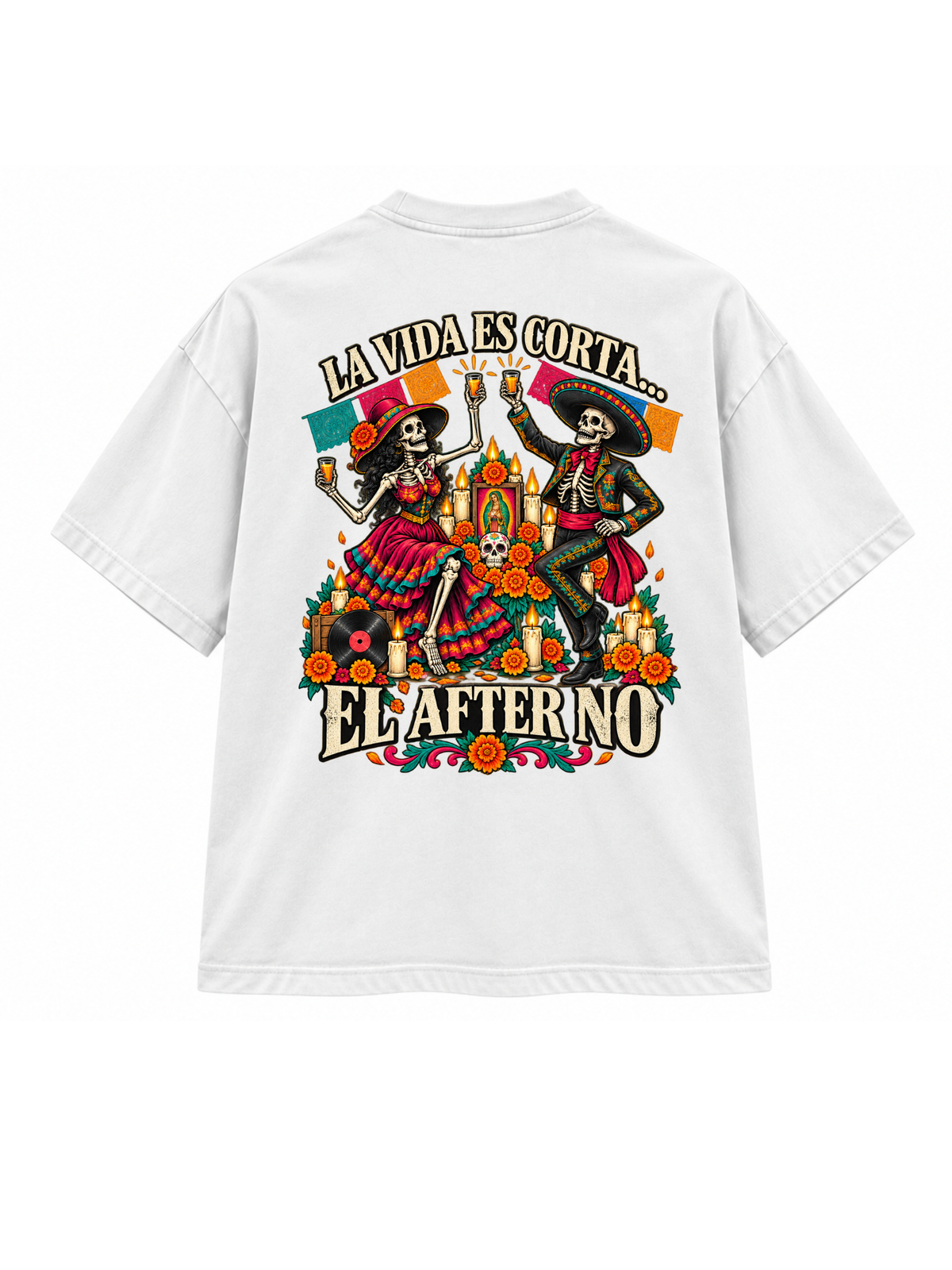 LA VIDA ES CORTA T-SHIRT