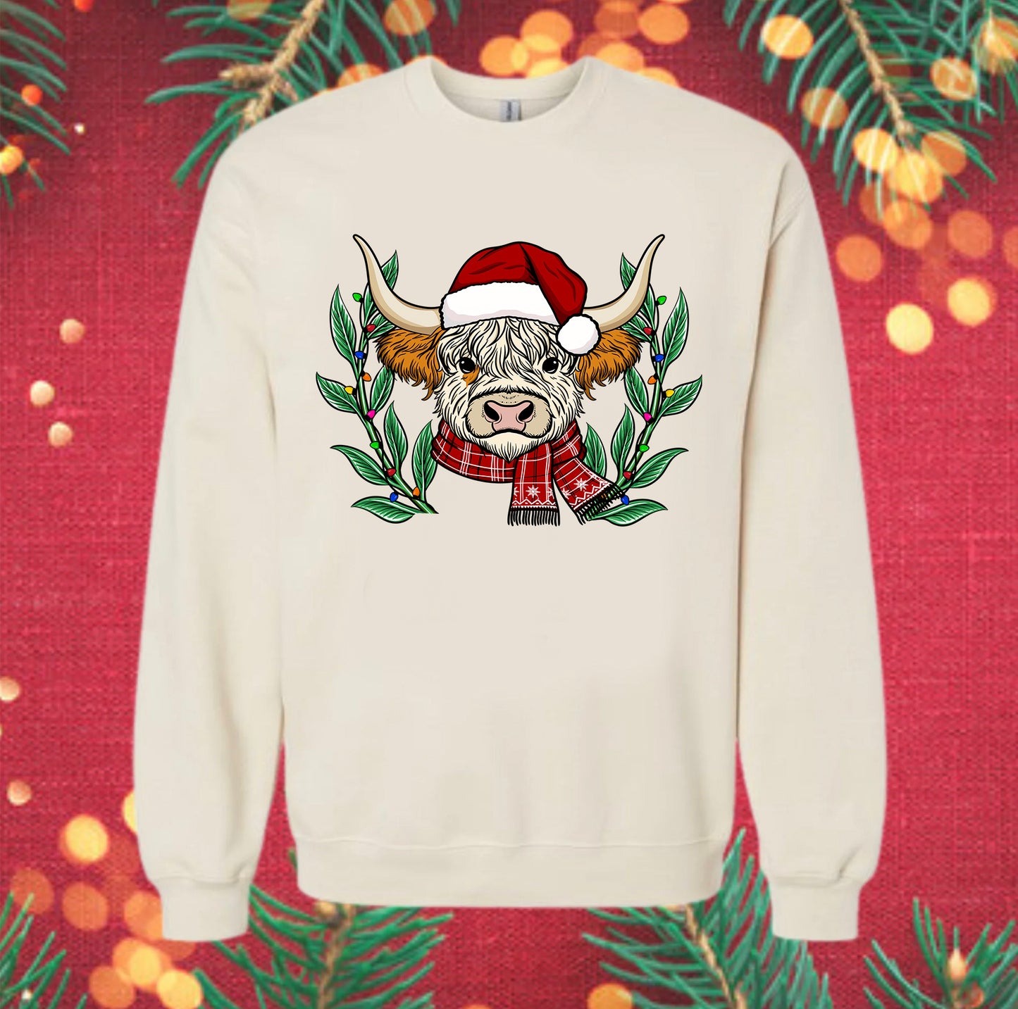 Mini Highland COW- Chalino CREWNECK