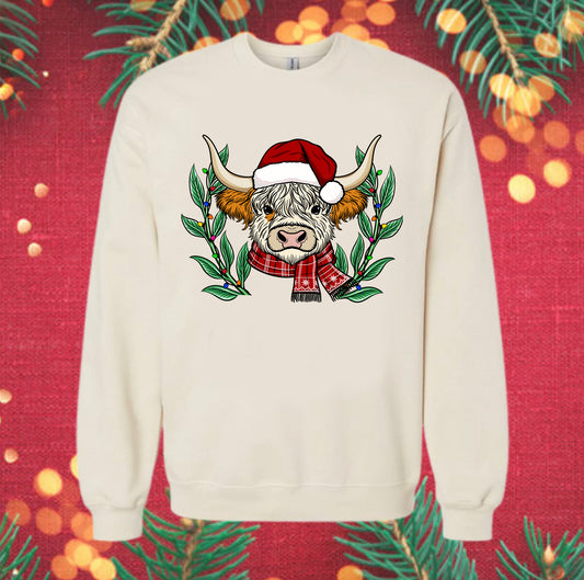 Mini Highland COW- Chalino CREWNECK