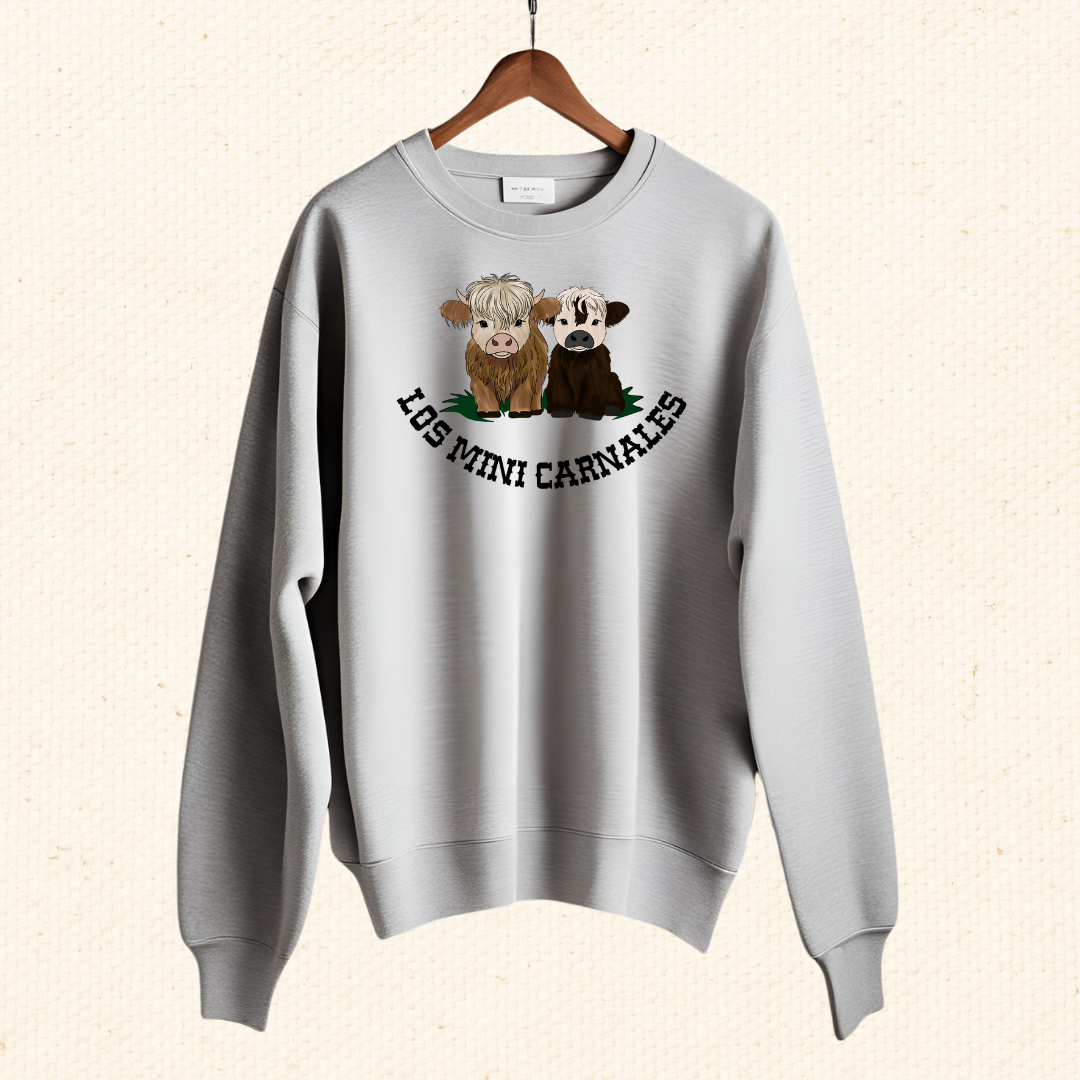 Los Mini Carnales Crewneck (GREY)