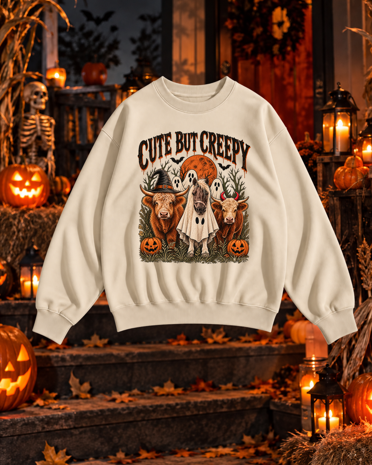 KIDS CUTE BUT CREEPY SWEATSHIRT