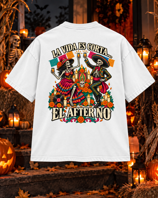LA VIDA ES CORTA T-SHIRT